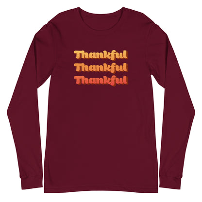 Thankful Times Three Long Sleeve Tee