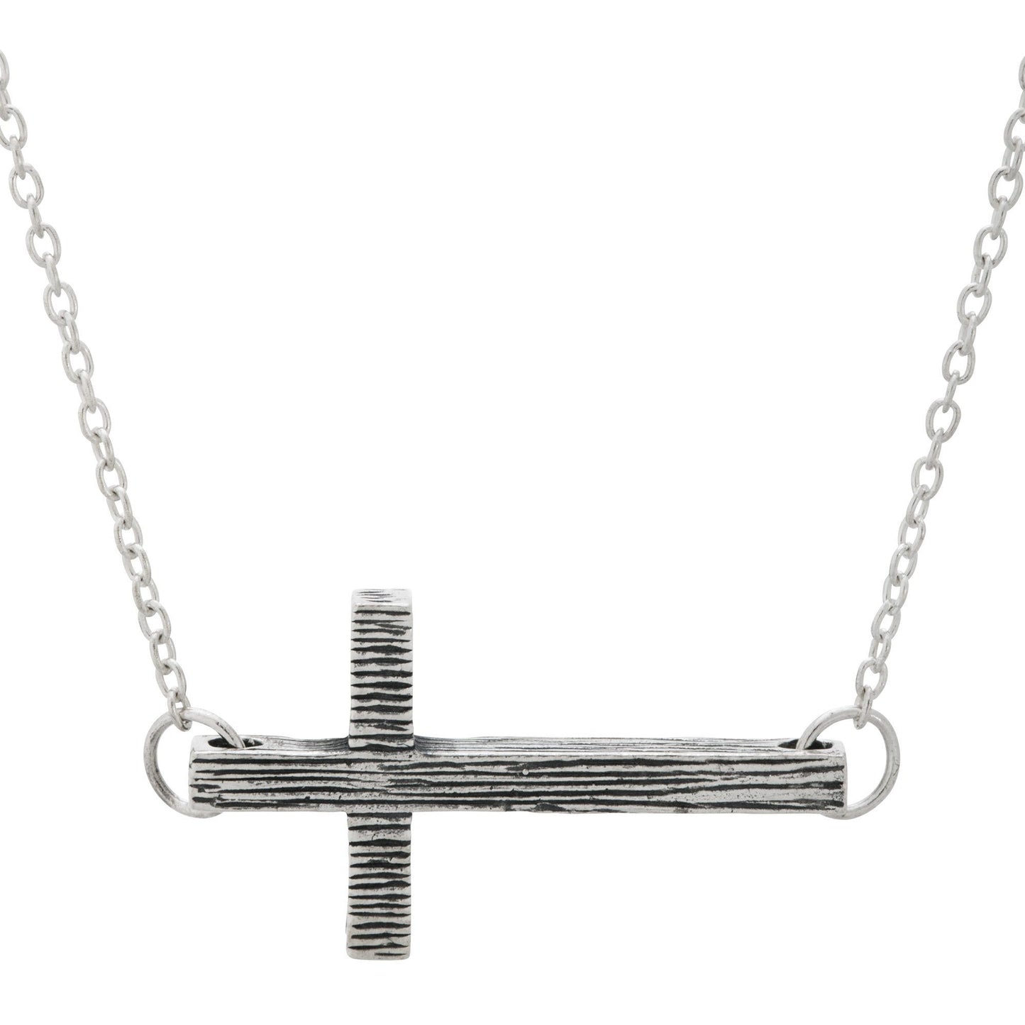 Wish You Well Cross Sterling Necklace