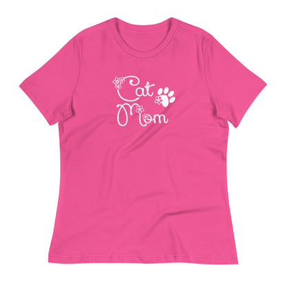 Cat Mom Relaxed T-Shirt