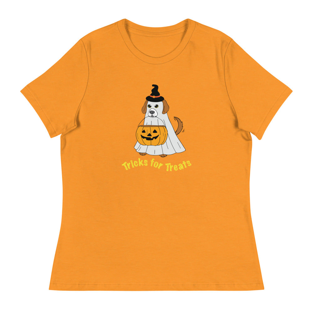 Trick or Treat Dog Women's Relaxed T-Shirt