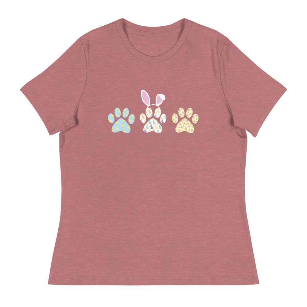 Easter Paws Women's Relaxed T-Shirt