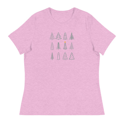 Christmas Trees Women's Relaxed T-Shirt